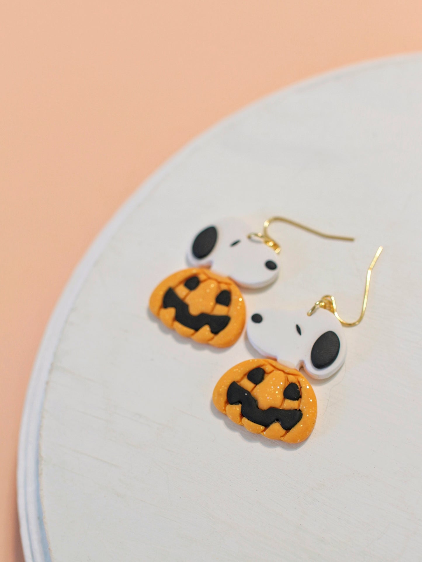 Halloween Pumpkin - Statement Earrings