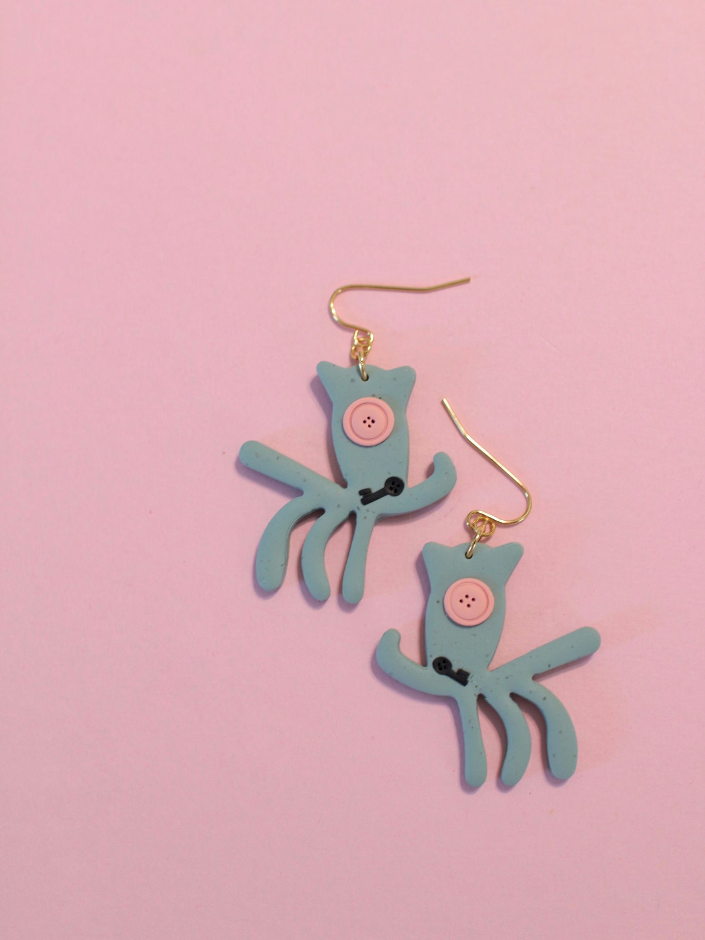 Plush Squid - Statement Fall Earrings