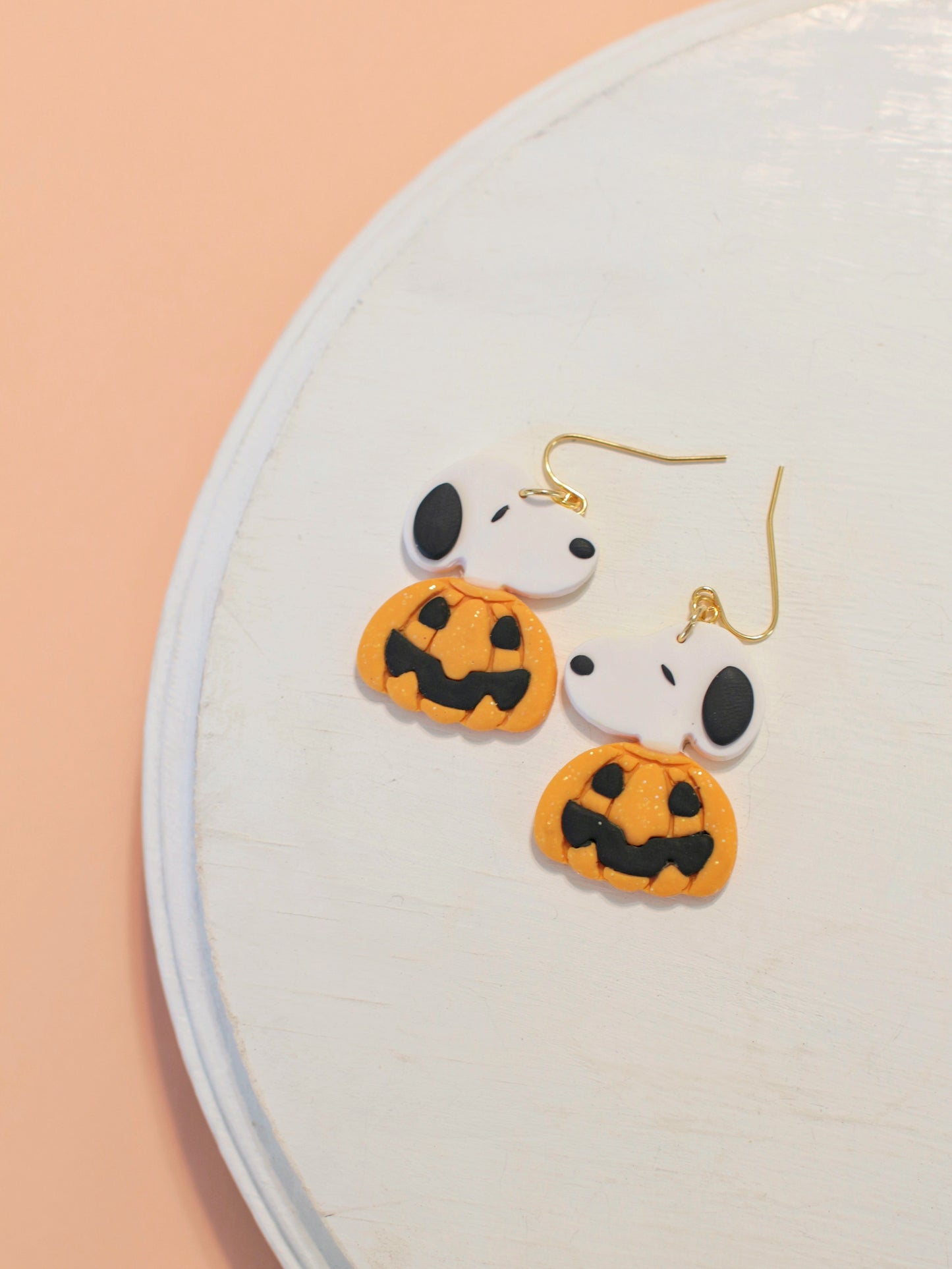 Halloween Pumpkin - Statement Earrings