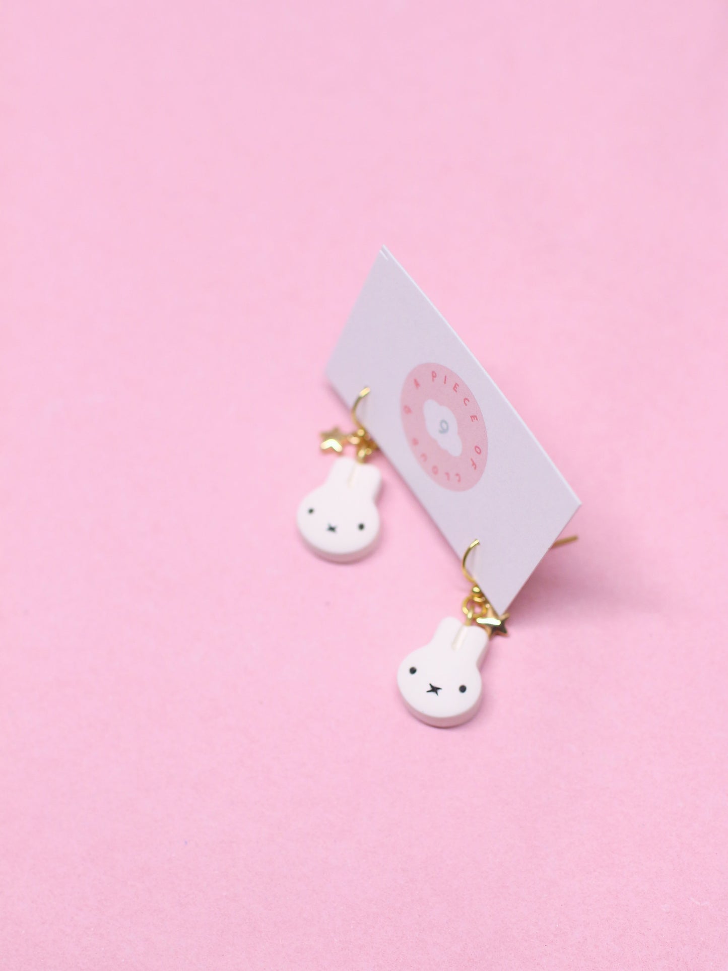 Dainty Cosmic Bunnies - Kawaii Charm Earrings