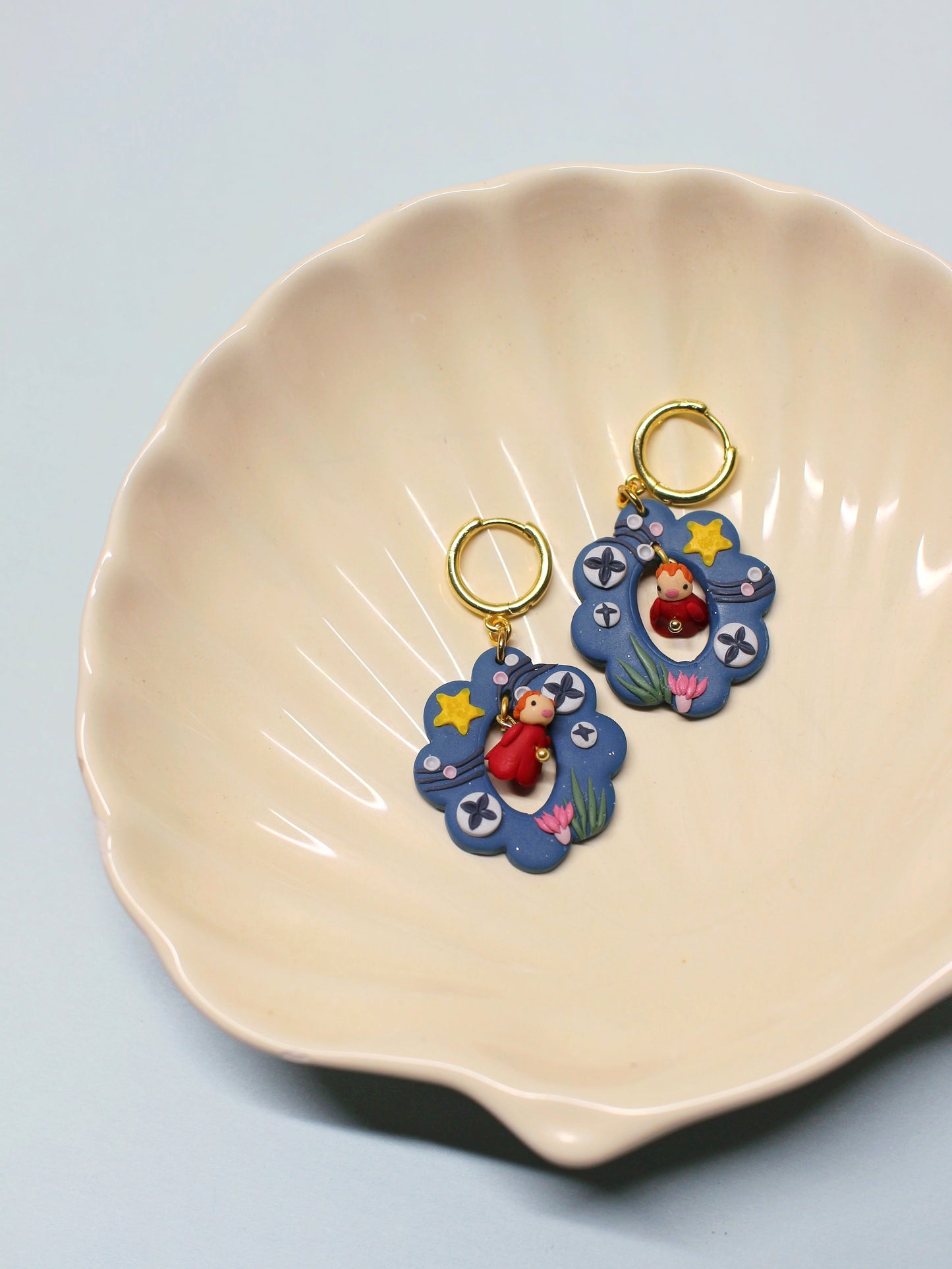 Magic Seascapes - Statement Dangle Earrings
