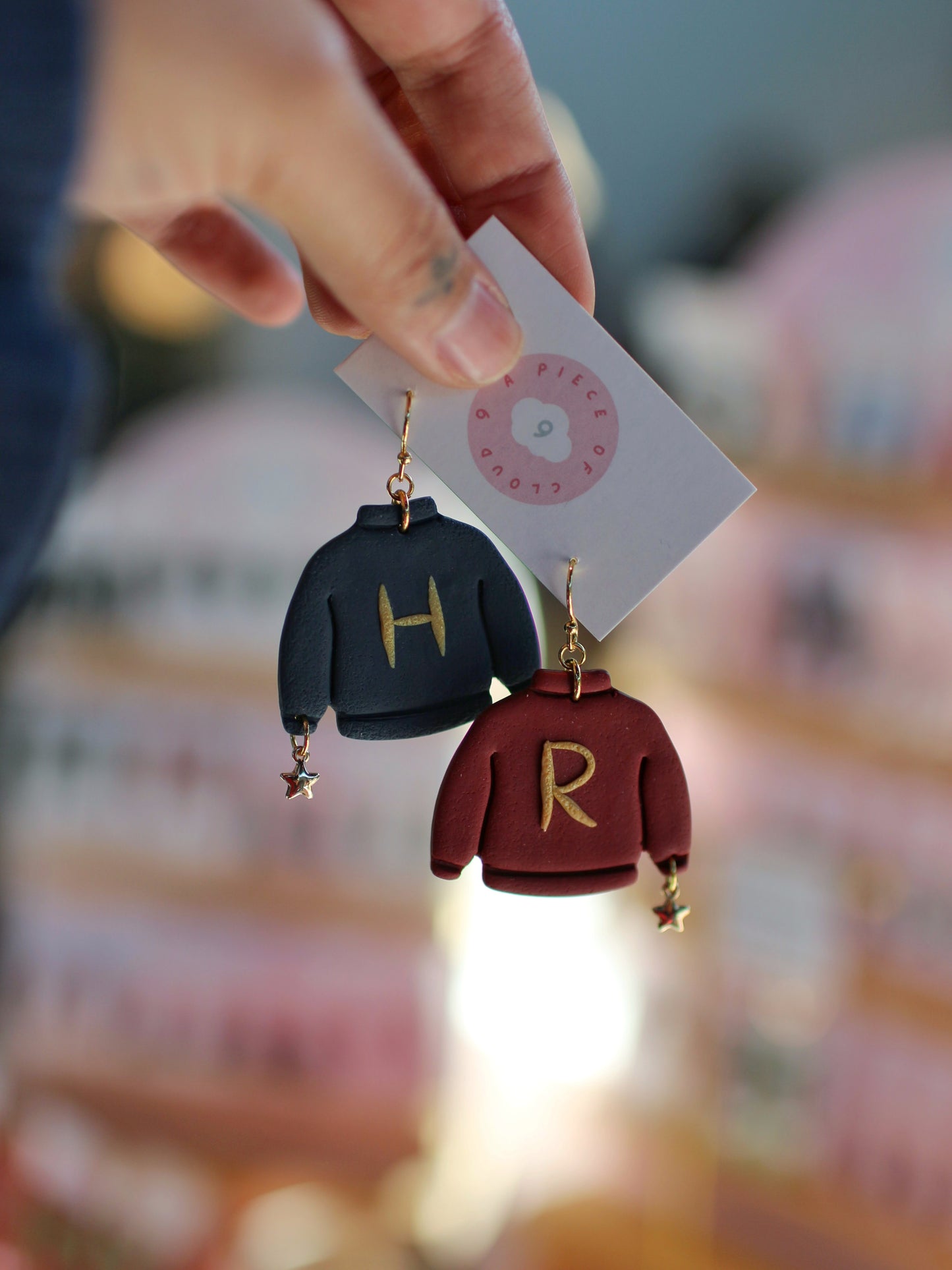 Harry and Ron Weasley Sweaters - Festive Earrings