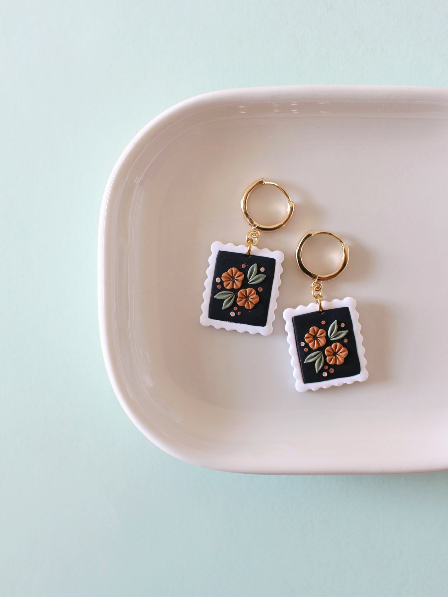 Ginger and Spice - Stamp Earrings