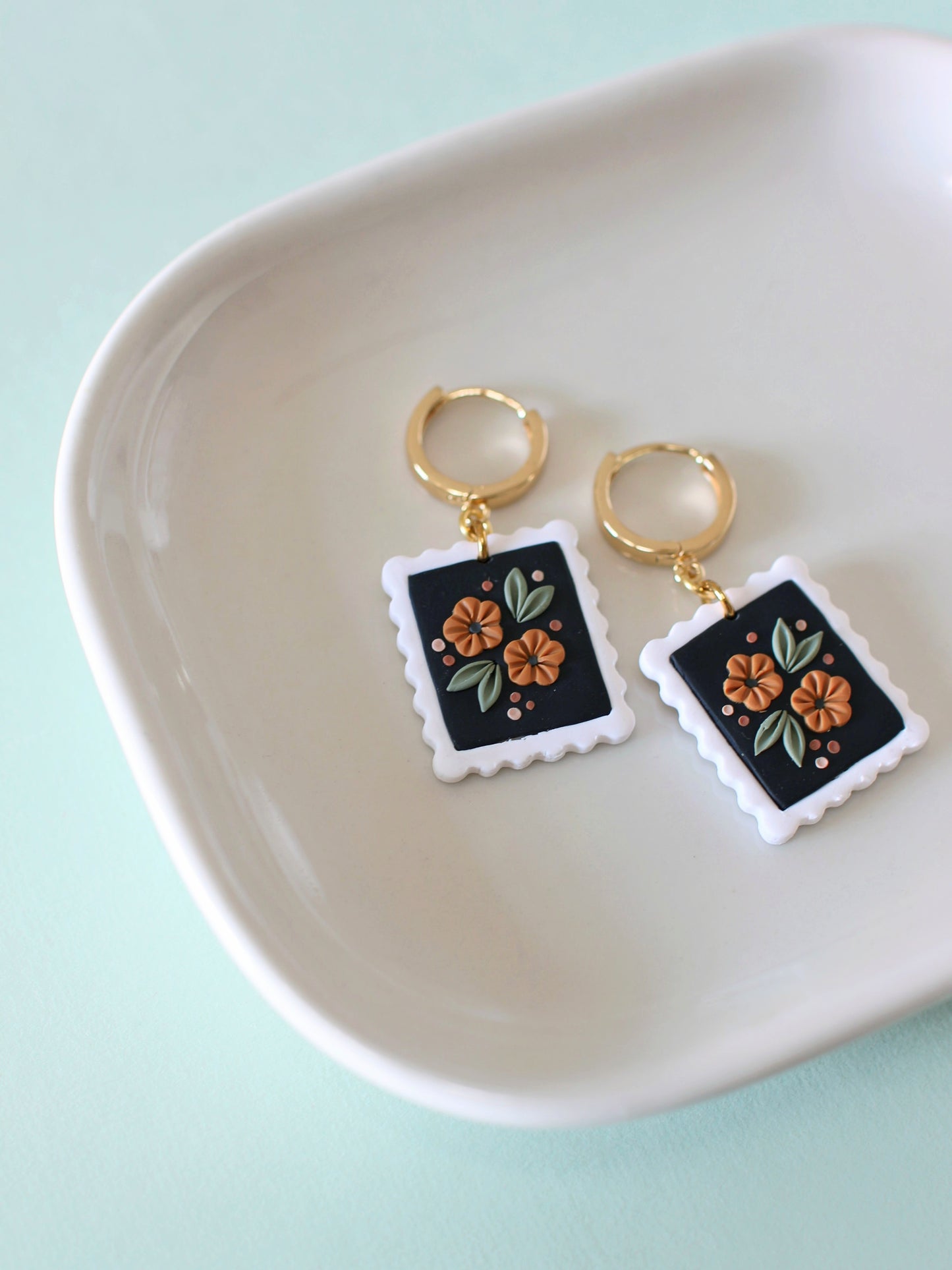 Ginger and Spice - Stamp Earrings