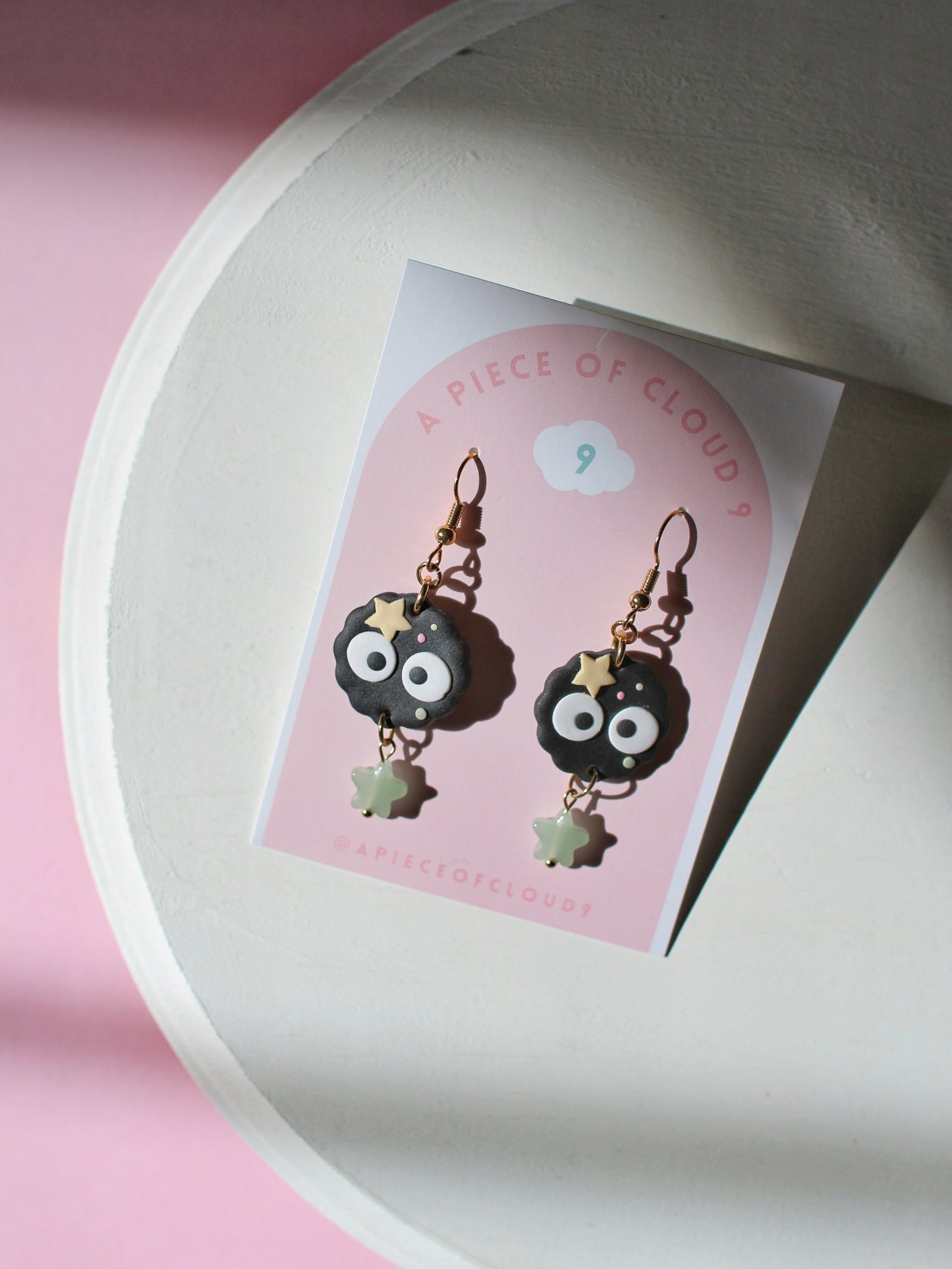 Soot Droplet Earrings
