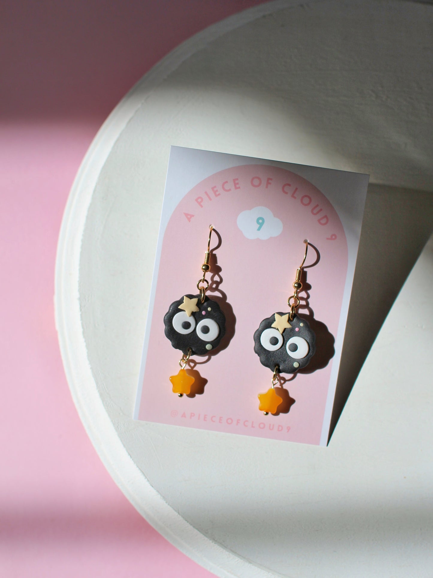 Sootsprite Droplet Earrings - Studio Ghibli Inspired Earrings