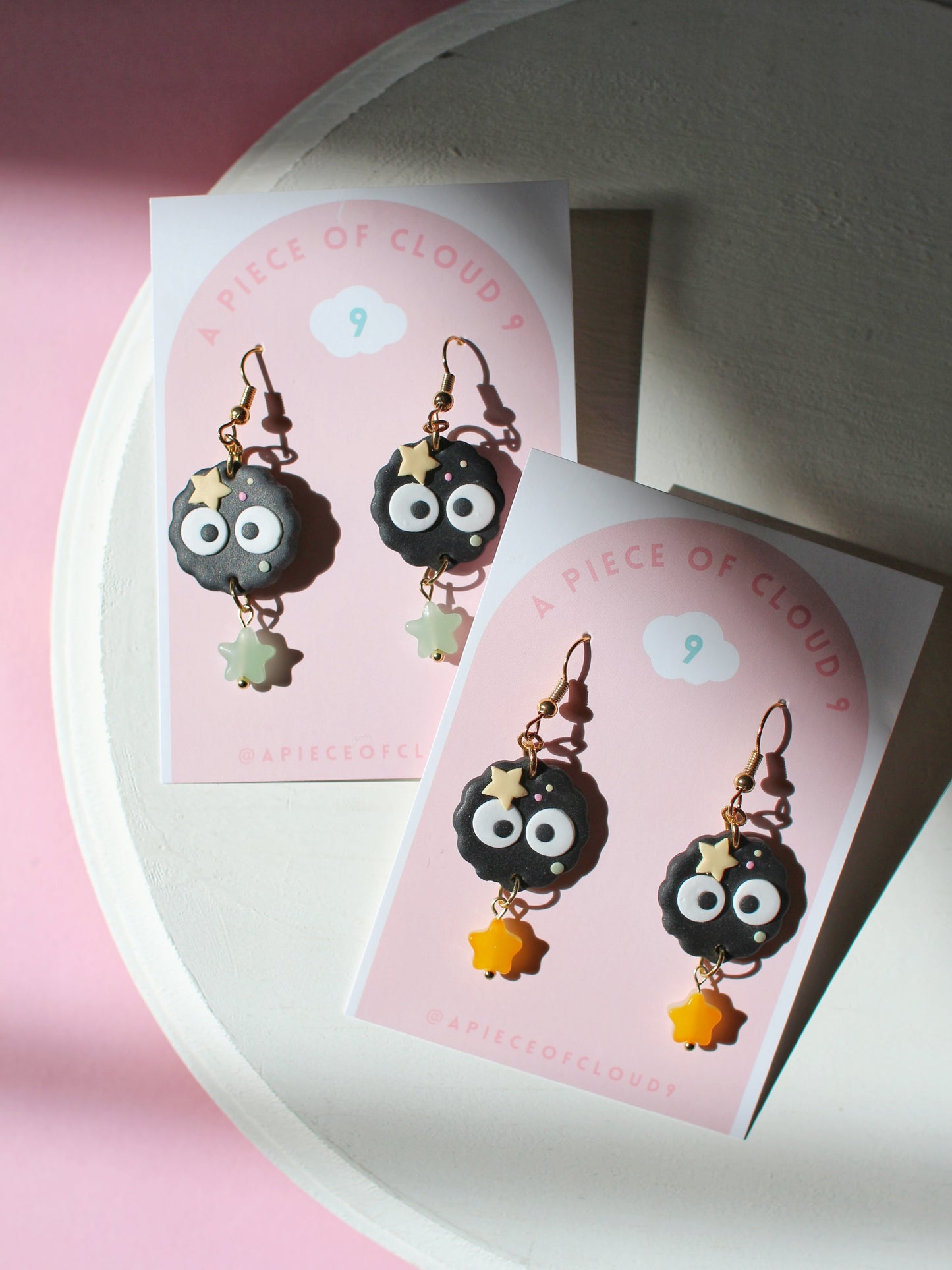 Sootsprite Droplet Earrings - Studio Ghibli Inspired Earrings