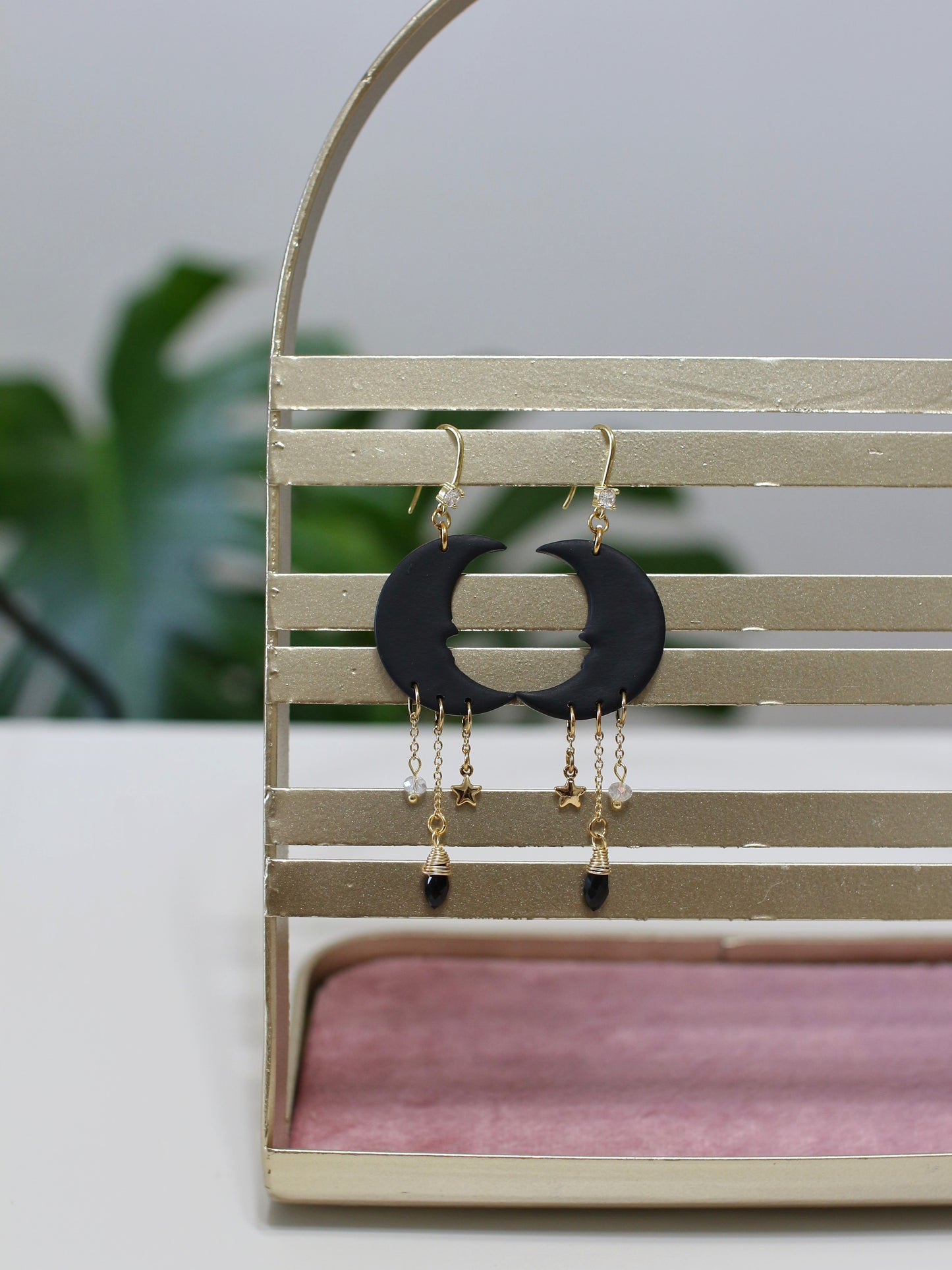 Celestia - Statement Moon Earrings