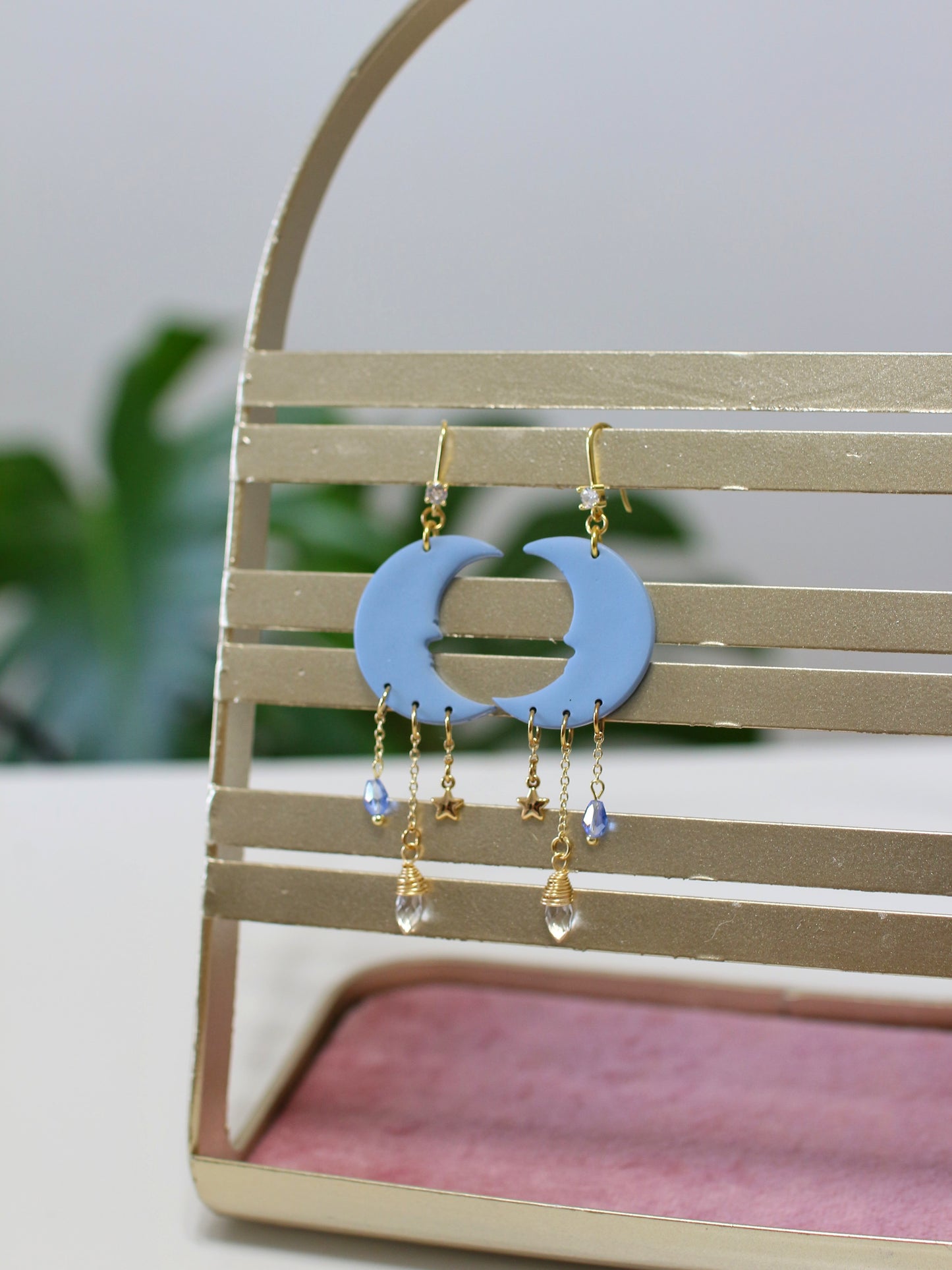 Celestia - Statement Moon Earrings
