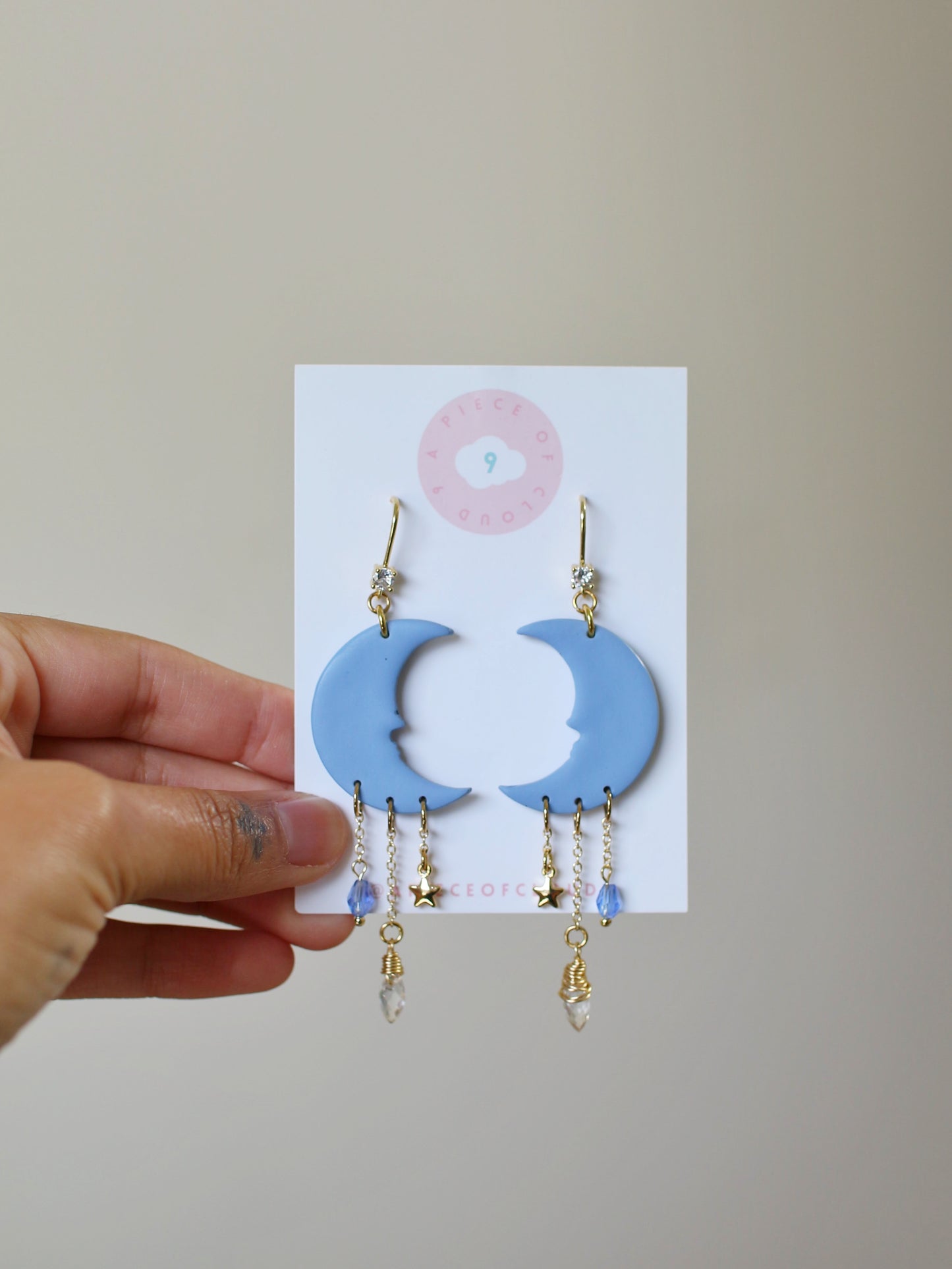 Celestia - Statement Moon Earrings