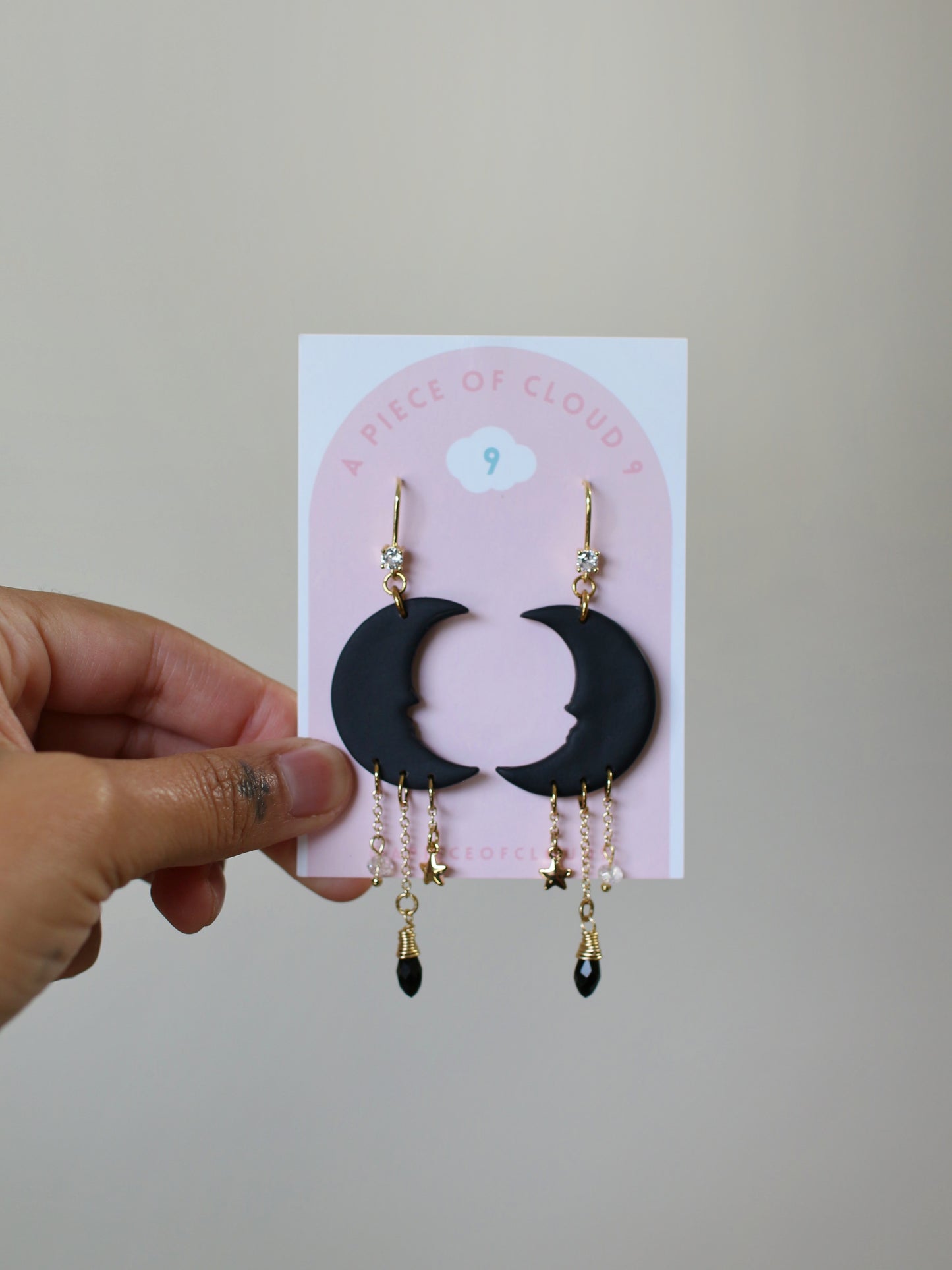 Celestia - Statement Moon Earrings