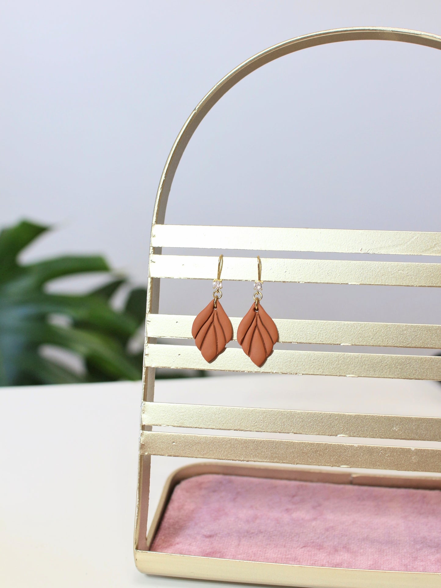 Autumn Droplets - Minimal Fall Earrings