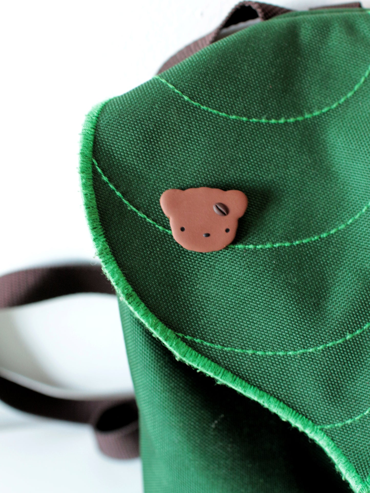 Espresso Bear Pin