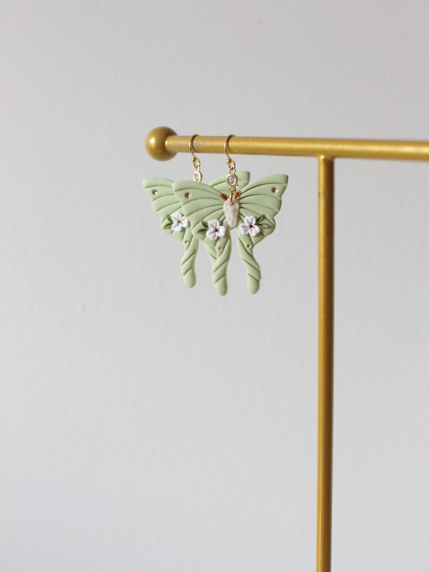 Fluer Luna Moths - Statement Earrings