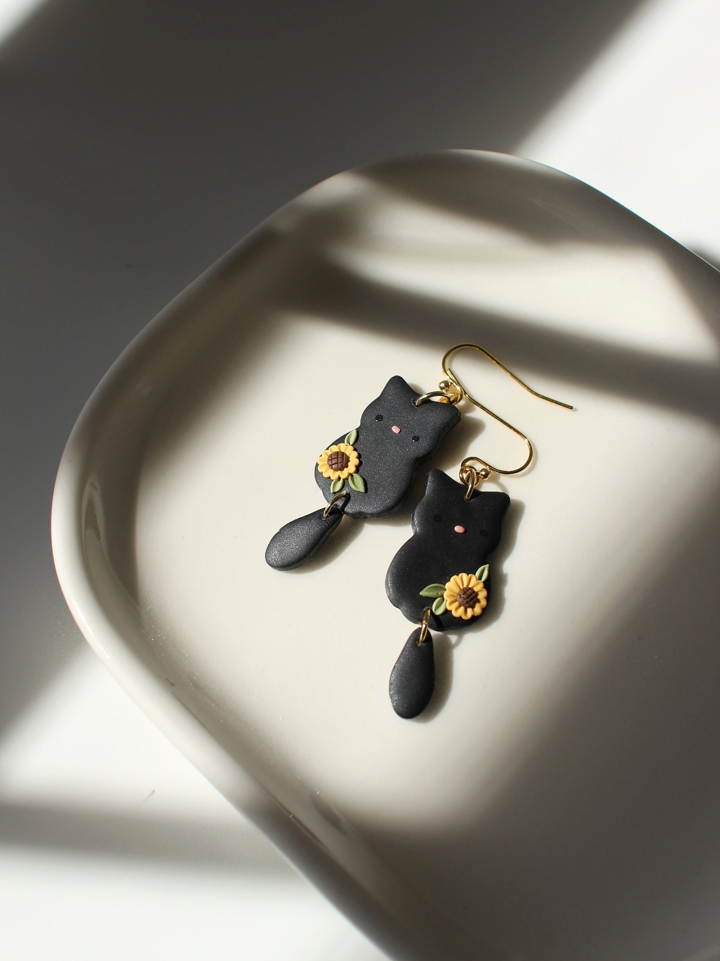 Salem - Black Cat Earrings