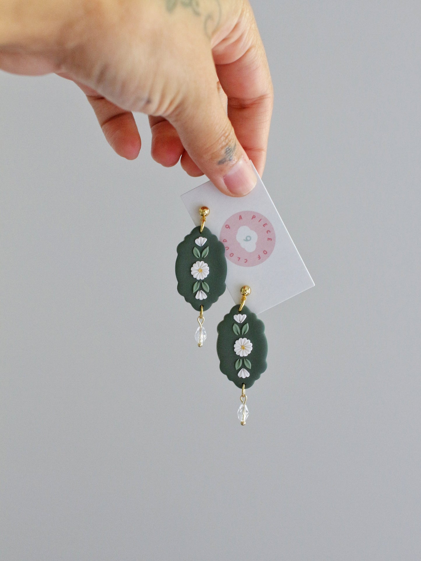 Lorelei - Floral Droplet Earrings