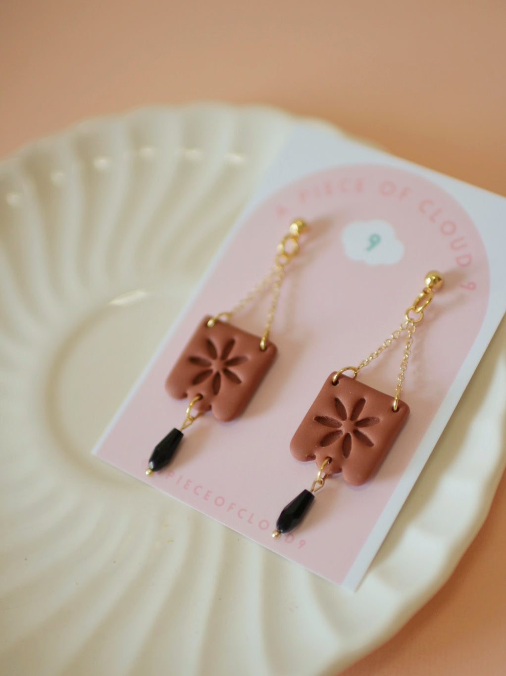 Canela Droplets - Statement Earrings