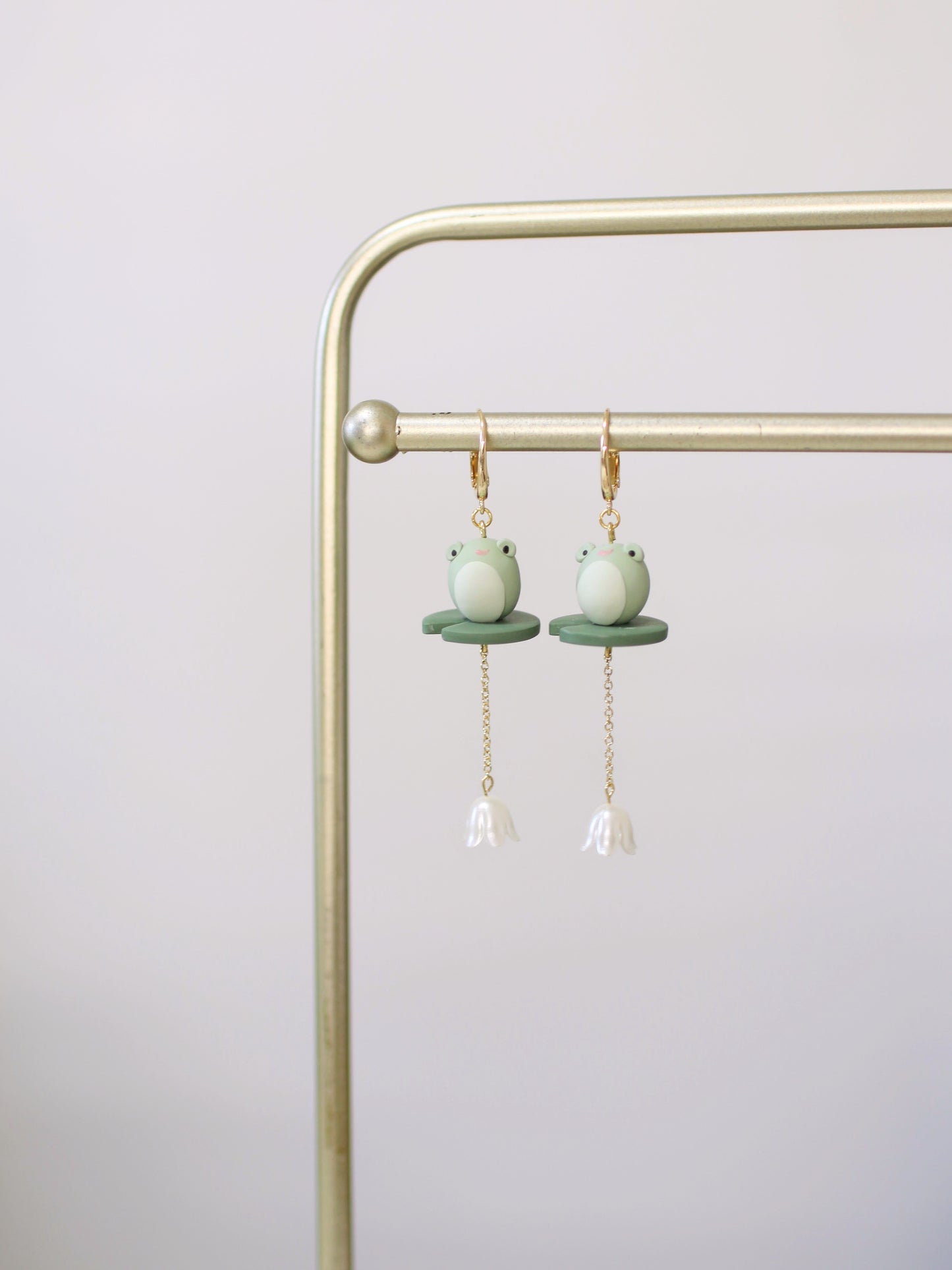 Frog Droplet Earrings