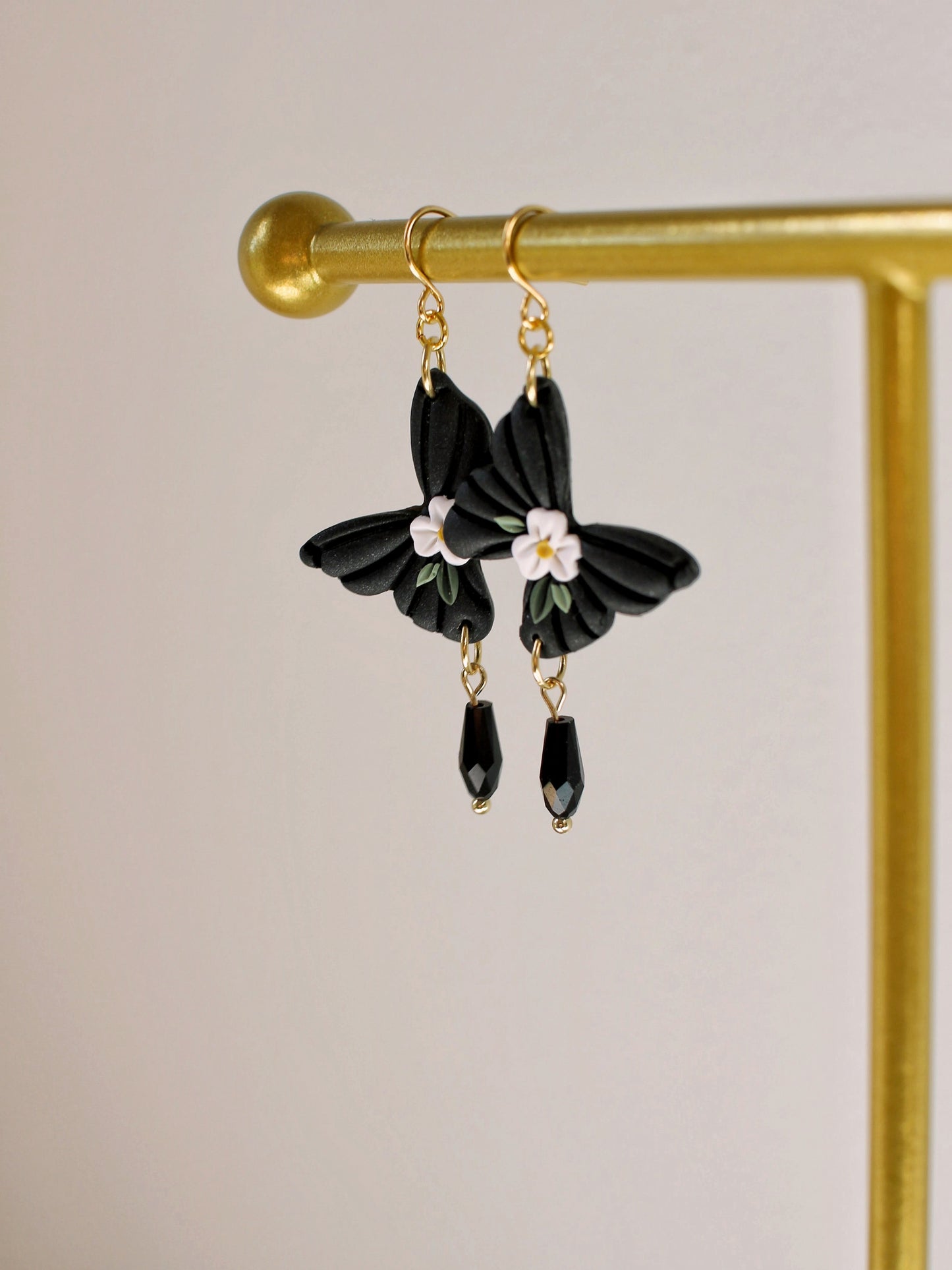 Velvet Wings - Whimsical Butterfly Earrings