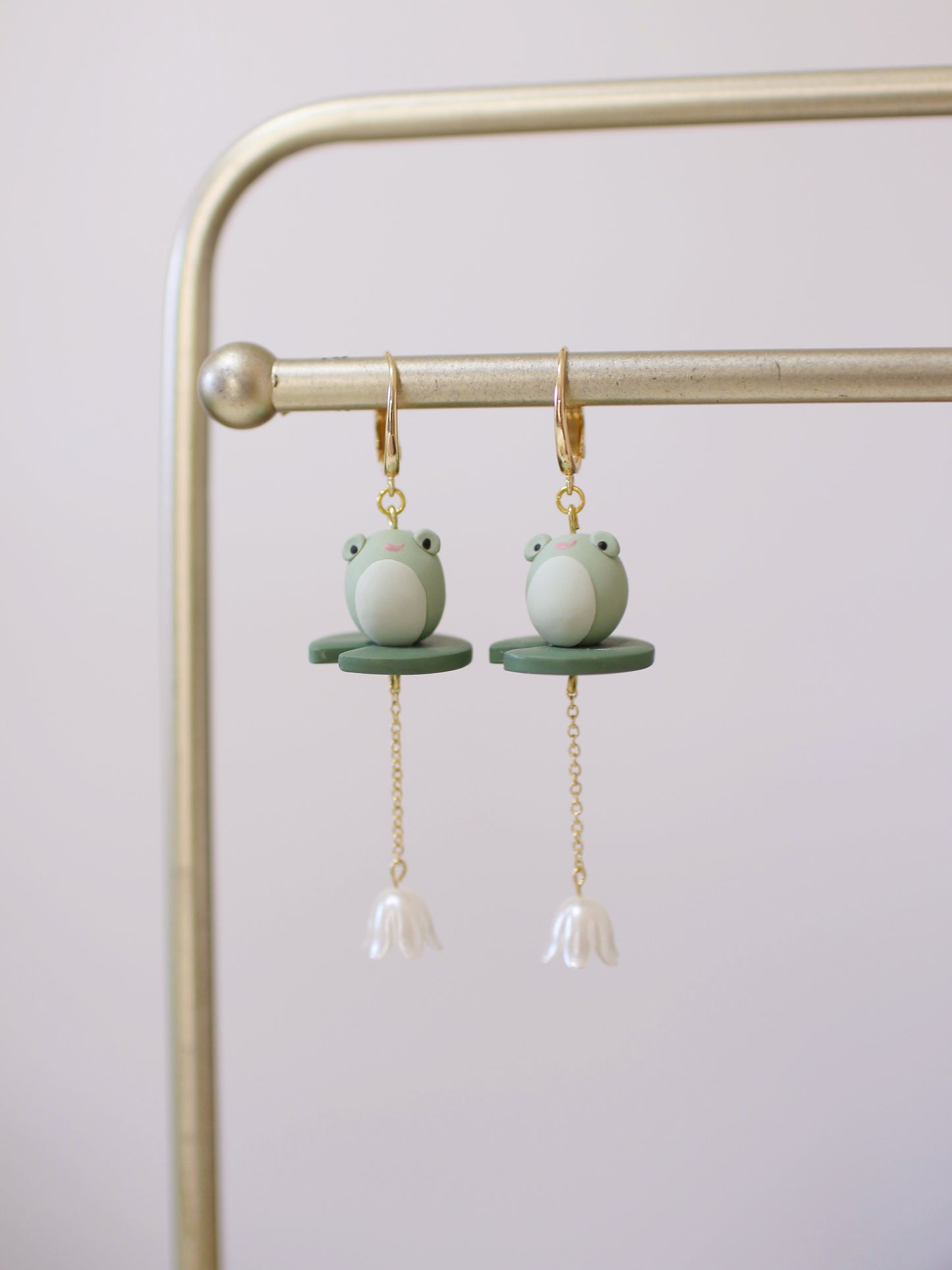 Frog Droplet Earrings