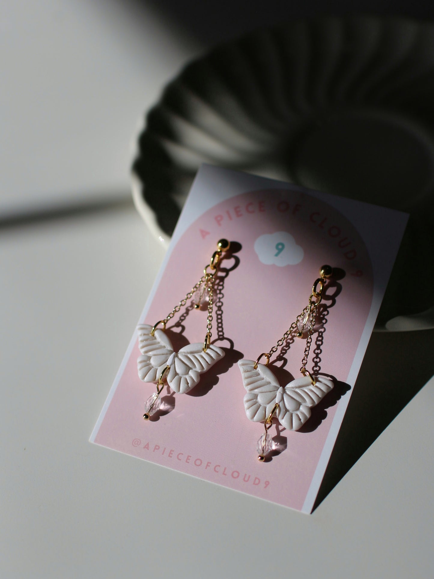 Opal Wings - Whimsical Droplet Earrings