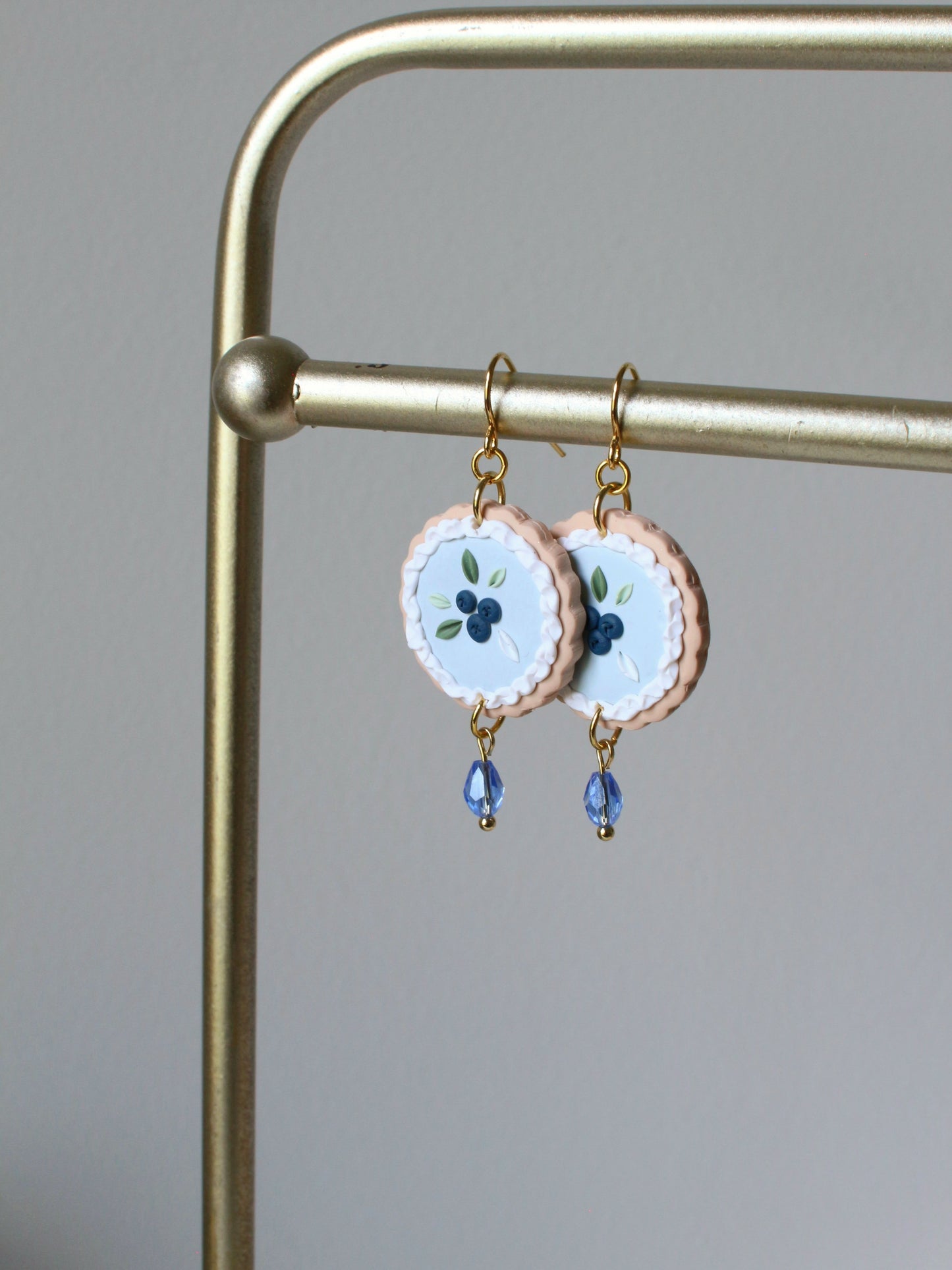 Blueberry Tart Earrings
