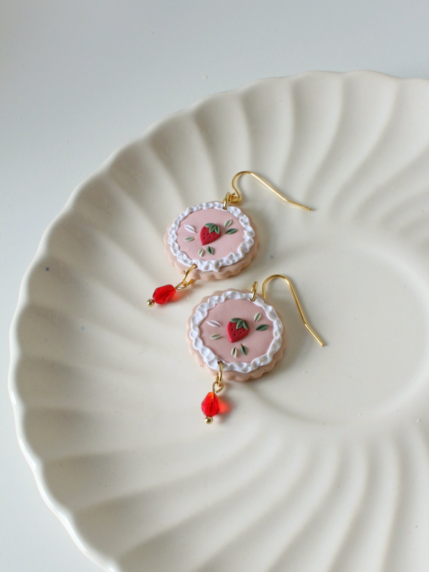 Strawberry Tart Earrings