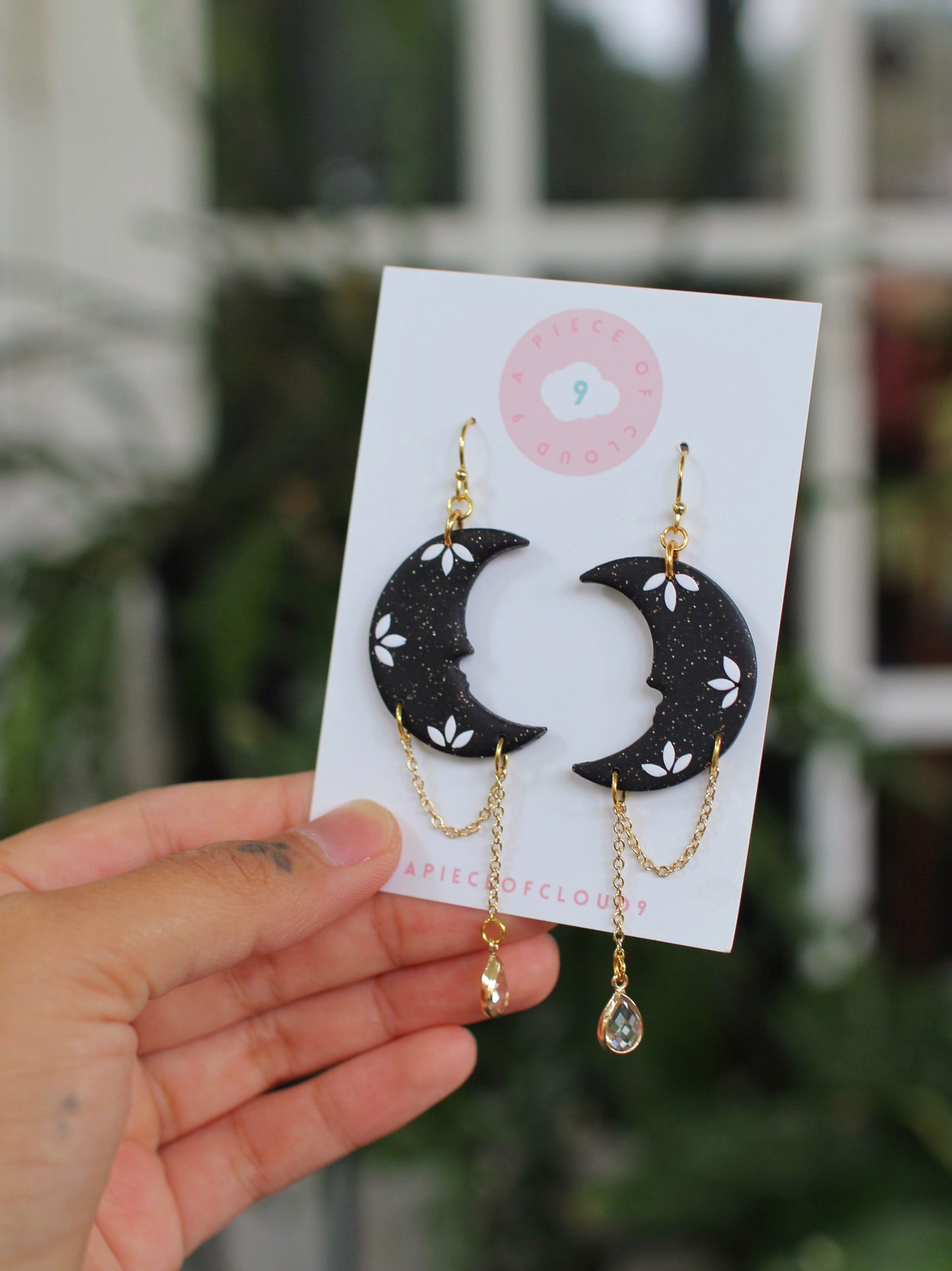 Astra - Statement Moon Earrings