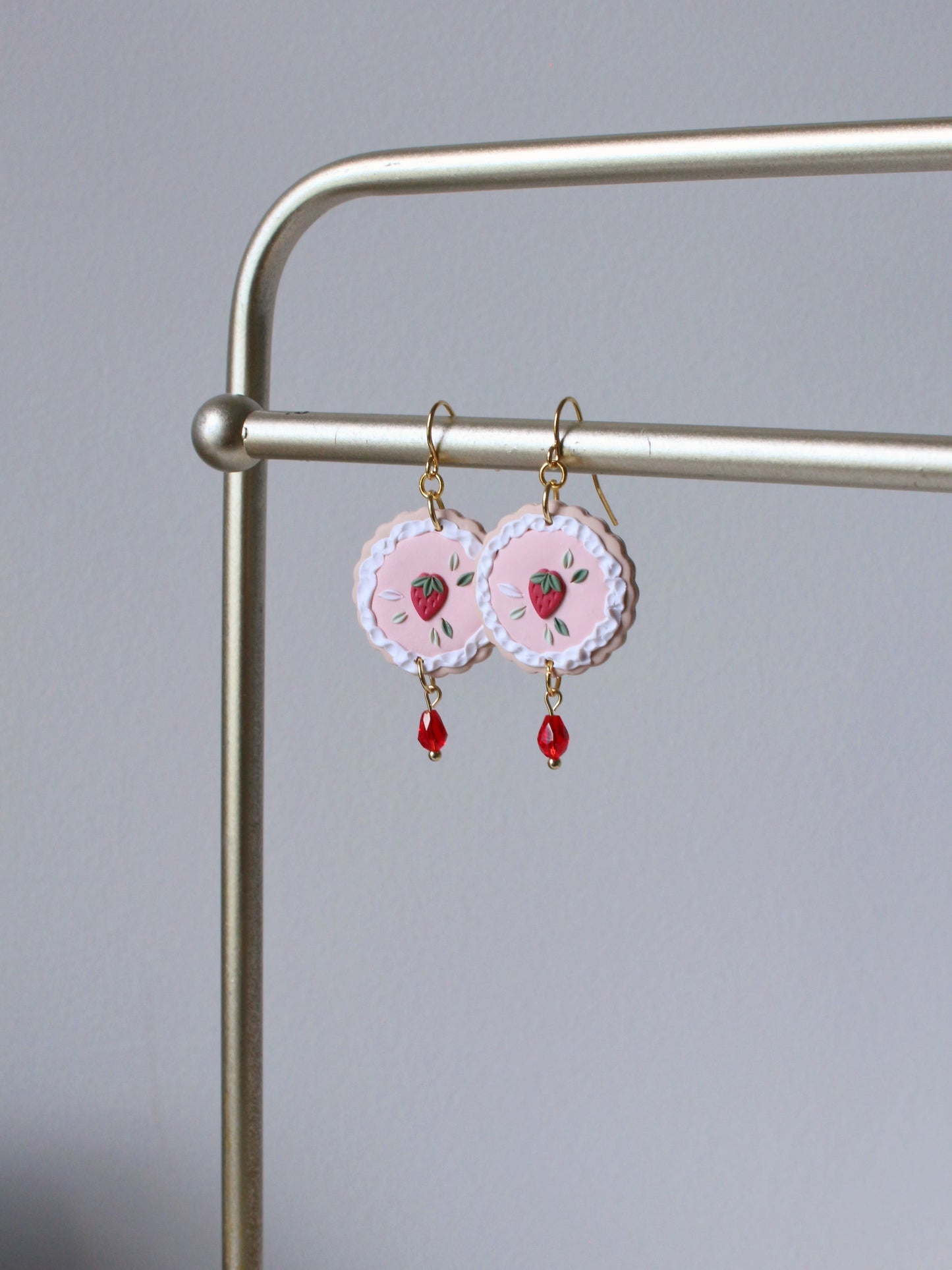 Strawberry Tart Earrings