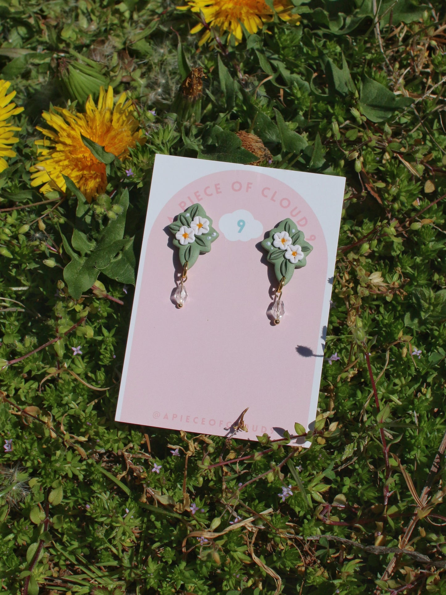 Meadow Sprouts - Dainty Floral Cluster Stud Earrings