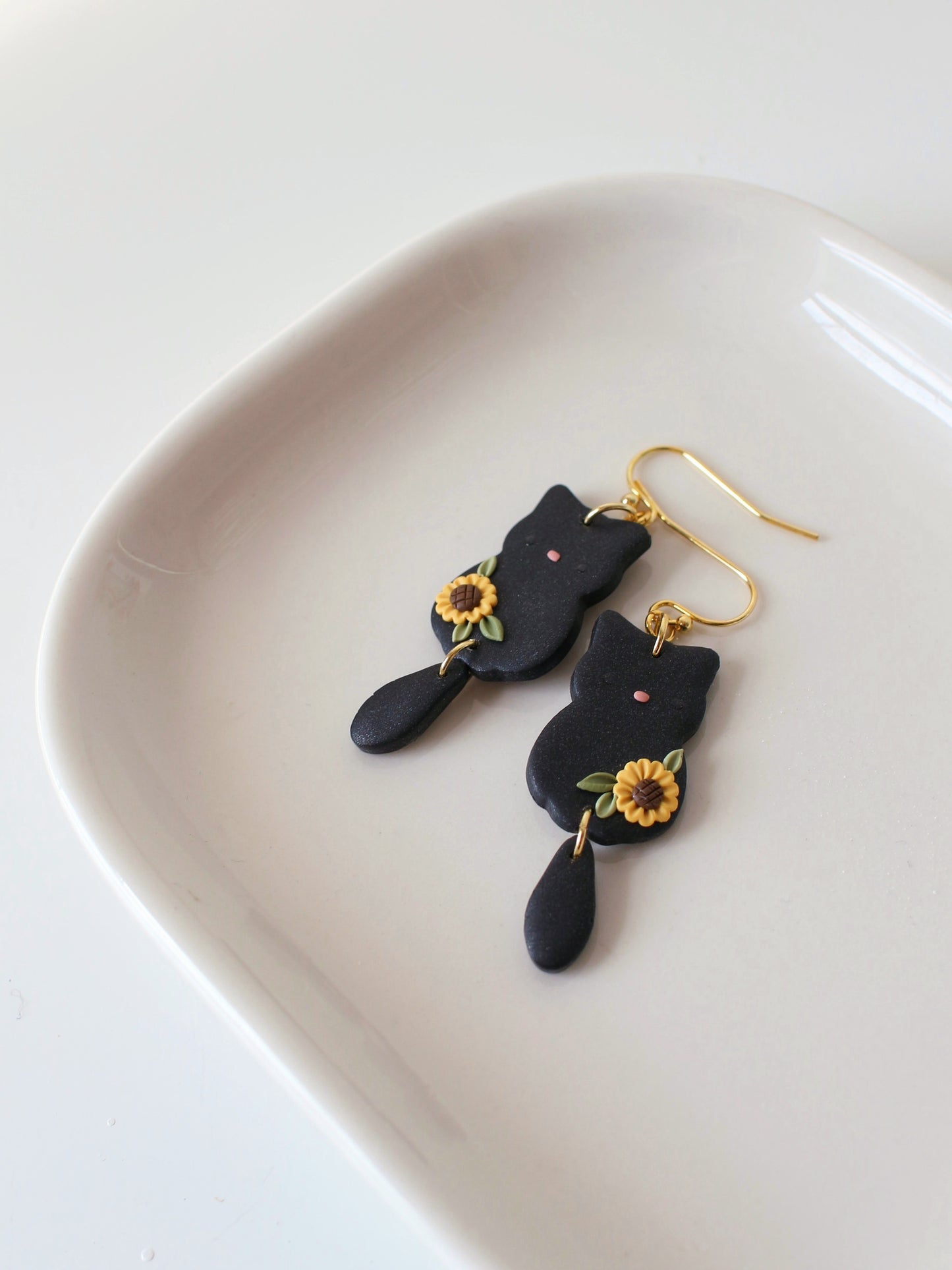 Salem - Black Cat Earrings