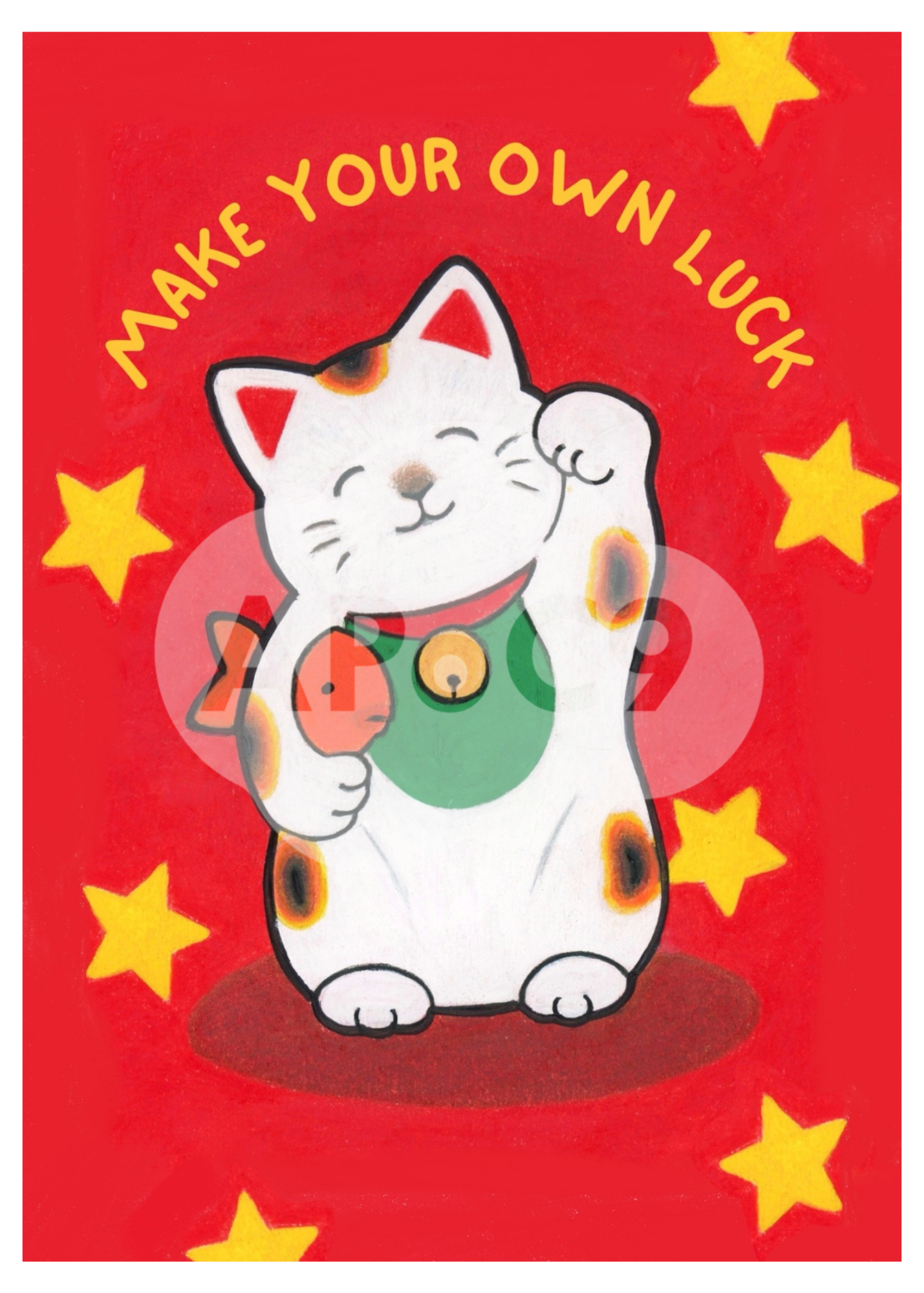 Make Your Own Luck - 5x7 Art Print