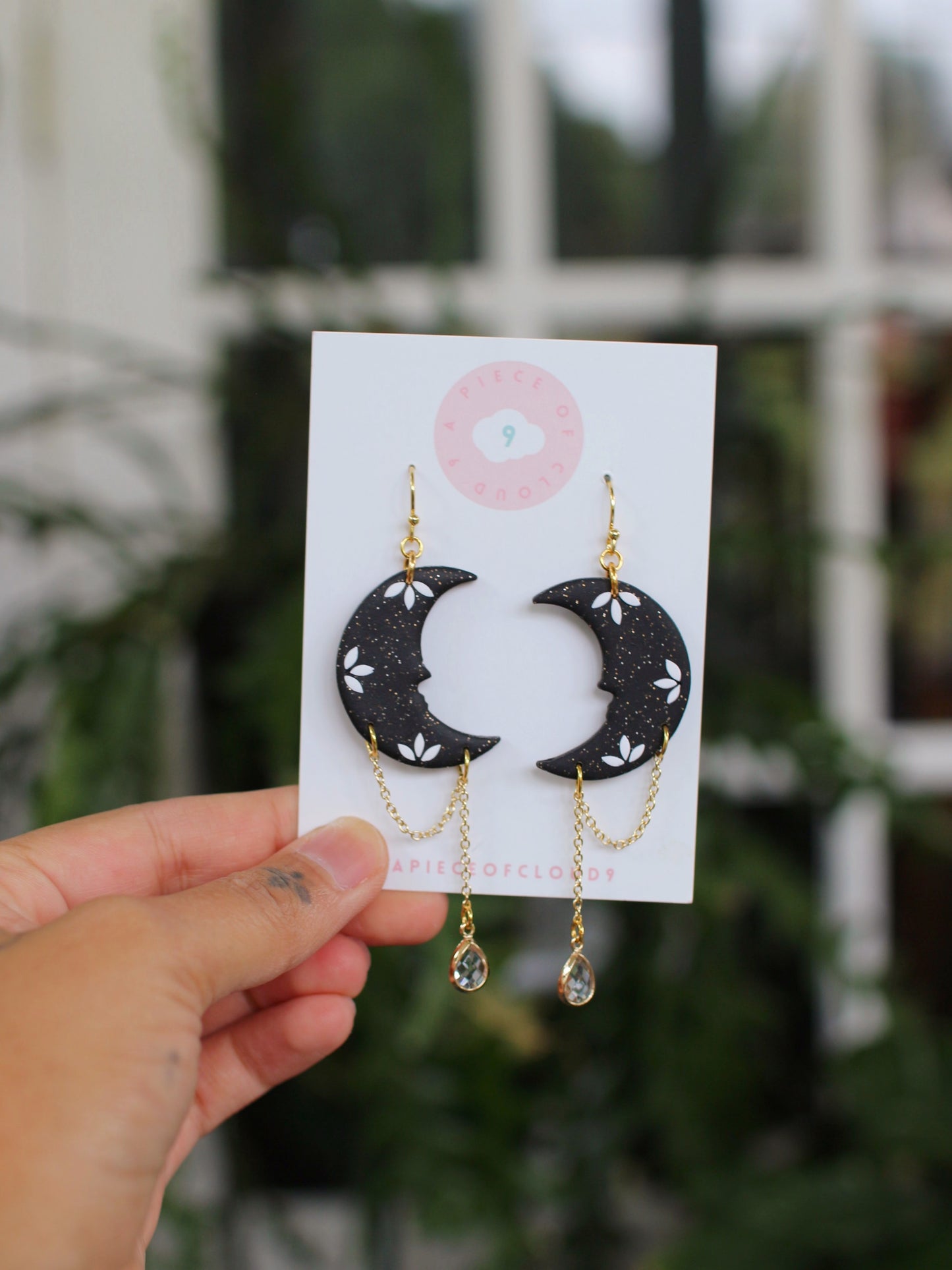 Astra - Statement Moon Earrings