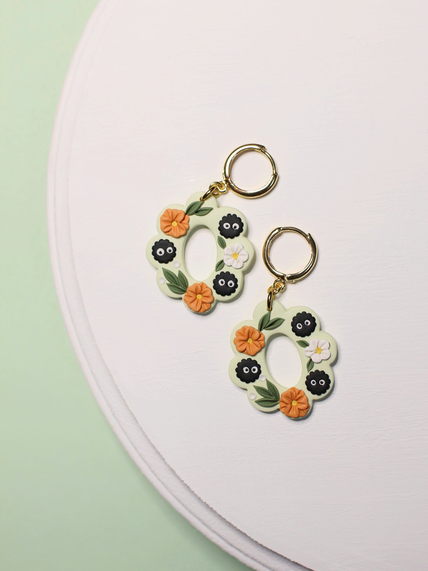 Pocket Full of Soots Sprites - Studio Ghibli Inspired Earrings