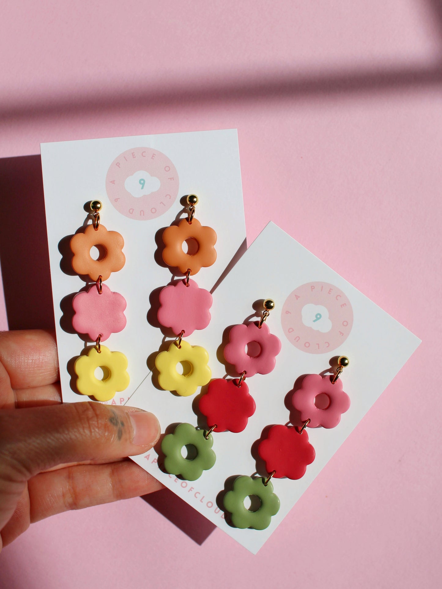 Artist's Pallete - Flower Chain Earrings