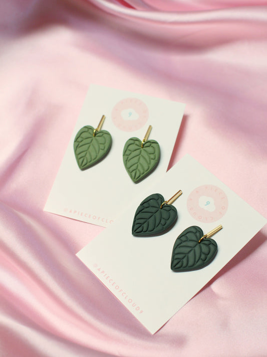 Anthurium Leaves - Houseplant Earrings