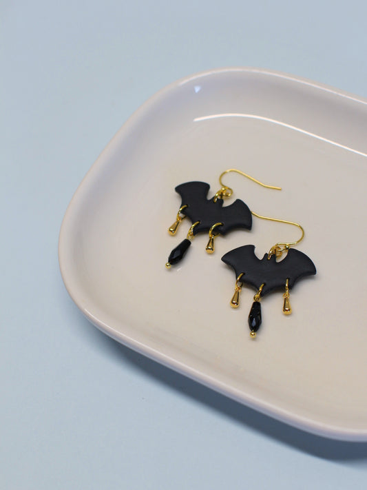 Matte Bats - Bat Earrings