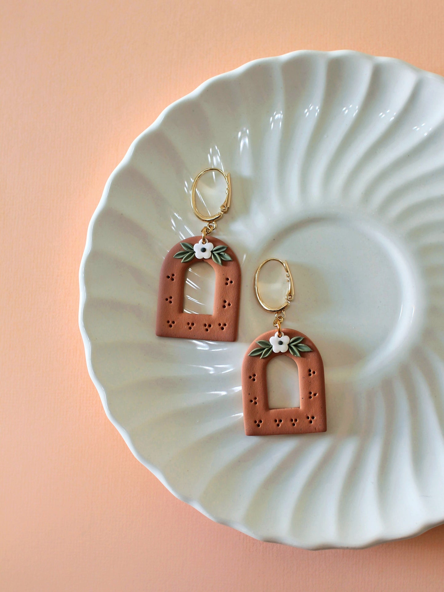 Leti - Mexican Terracotta (Barro) inspired Earrings