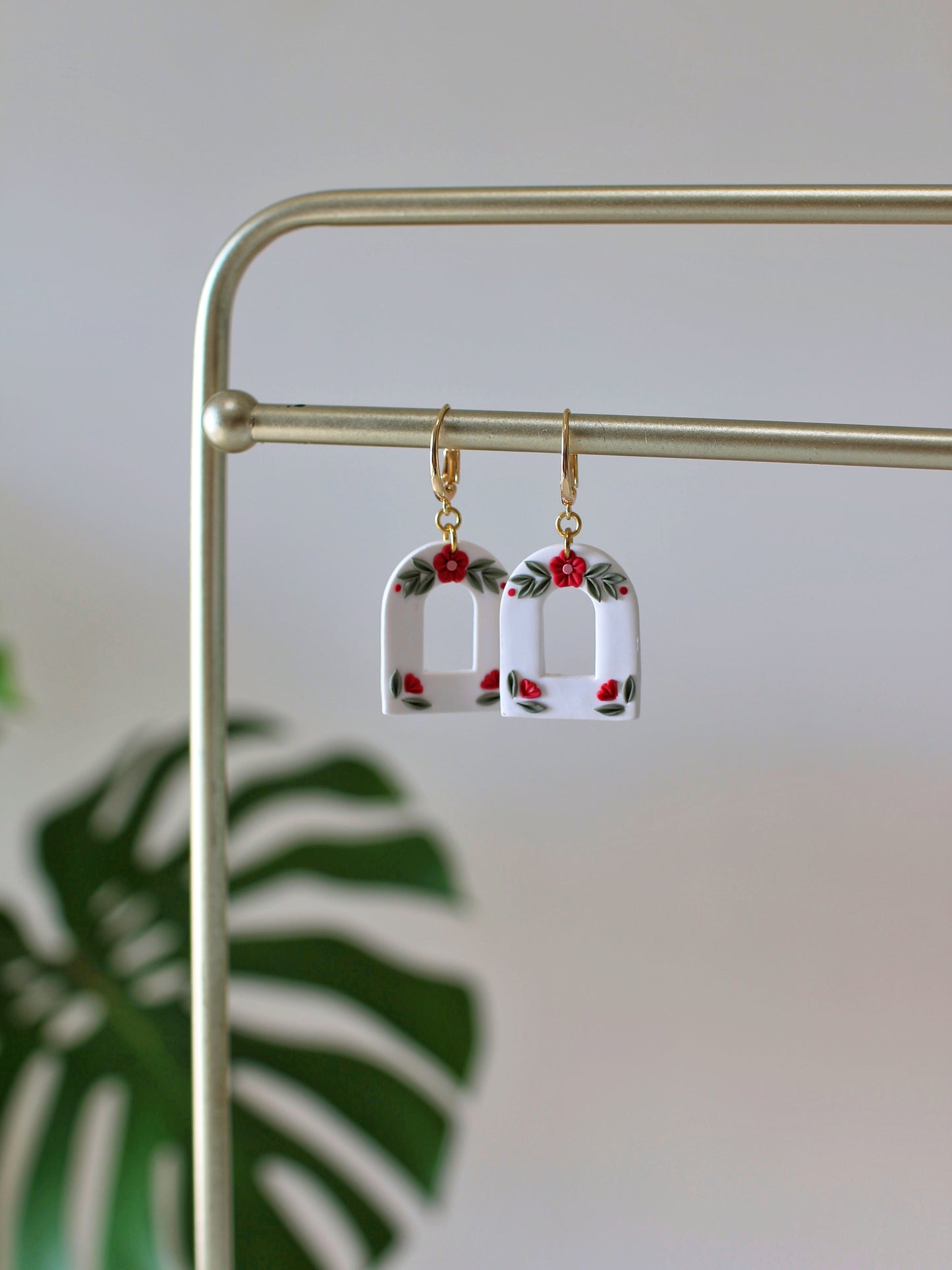 Rowan Arches - Embroidery Inspired Earrings