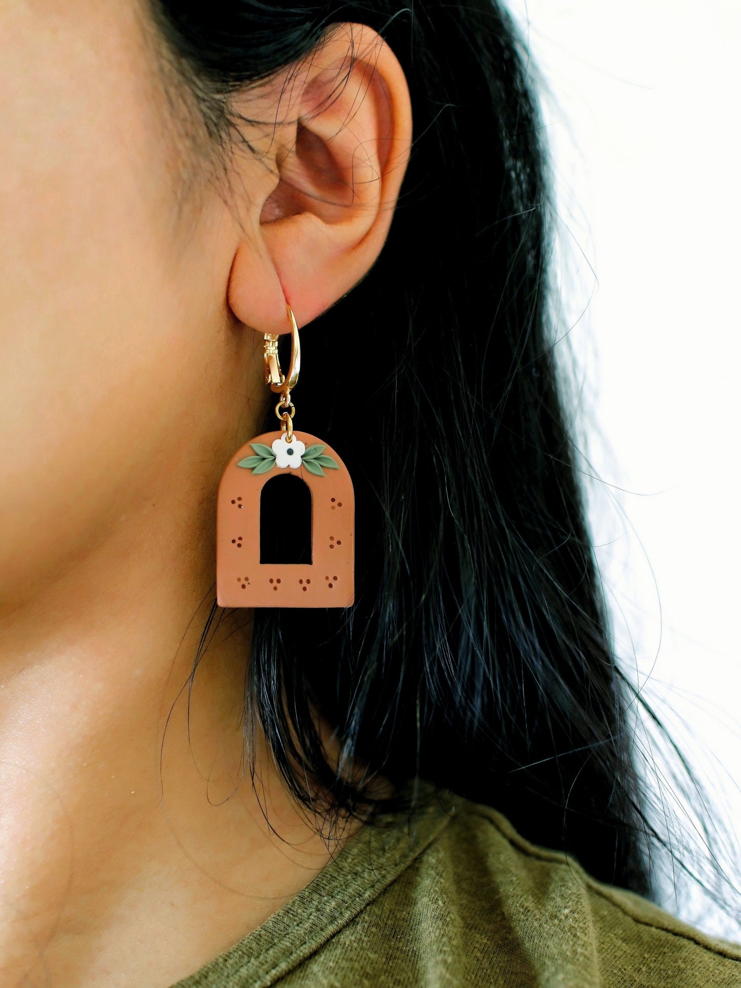 Leti - Mexican Terracotta (Barro) inspired Earrings