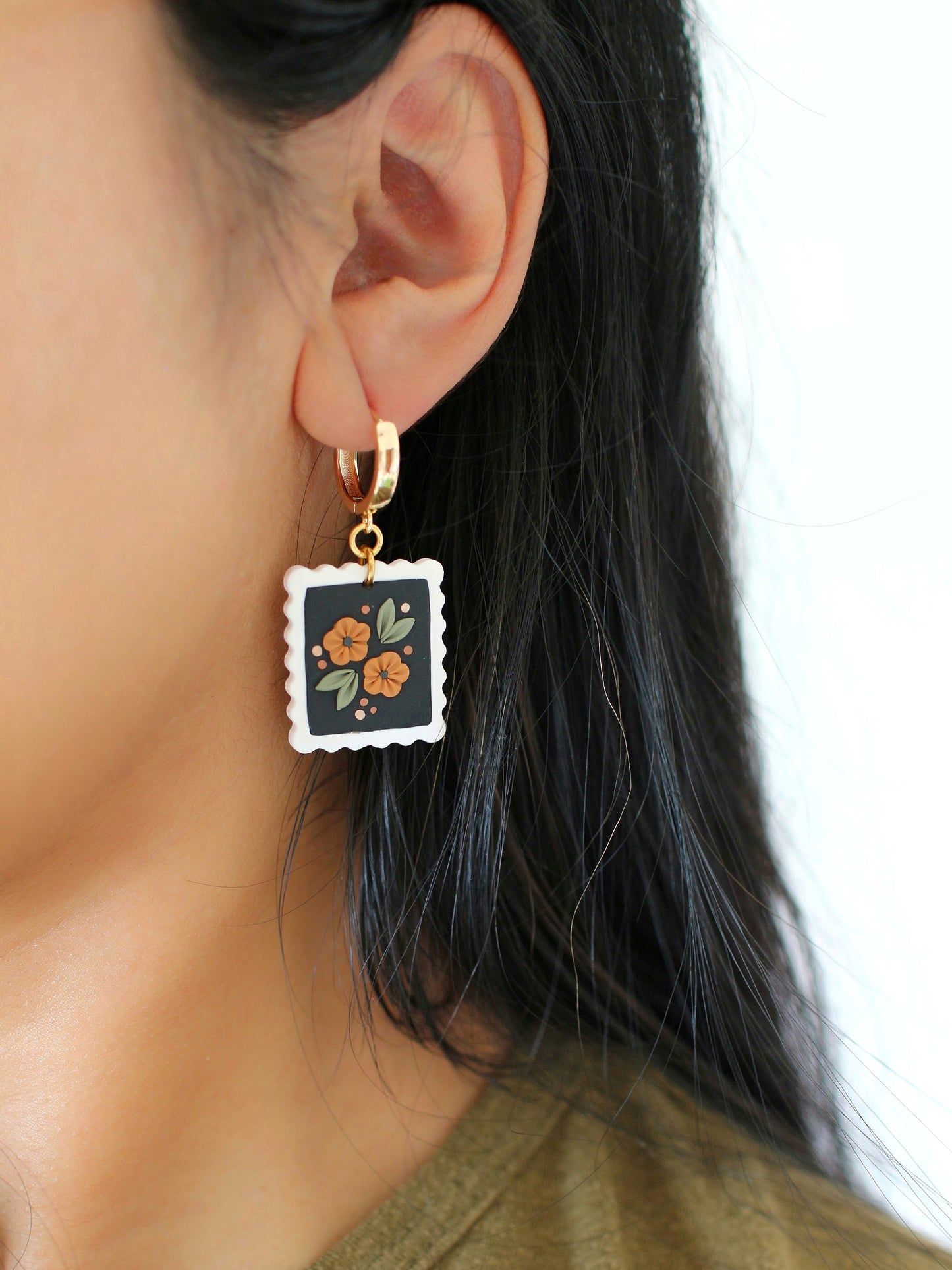 Ginger and Spice - Stamp Earrings