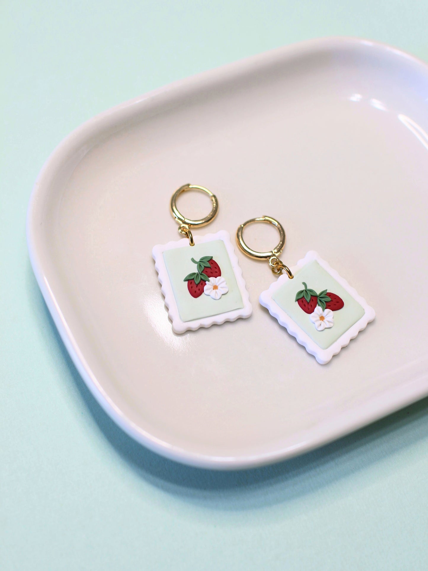 Strawberry Clusters - Cottagecore Earrings