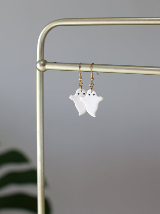 A Couple of Boos - Small Glow in the Dark Ghost Earrings