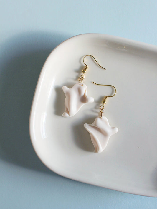 Silk Ghost Earrings