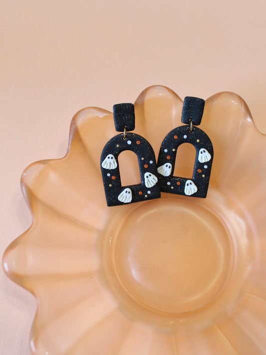 Ghouls Just Want To Have Fun - Halloween Ghost Earrings