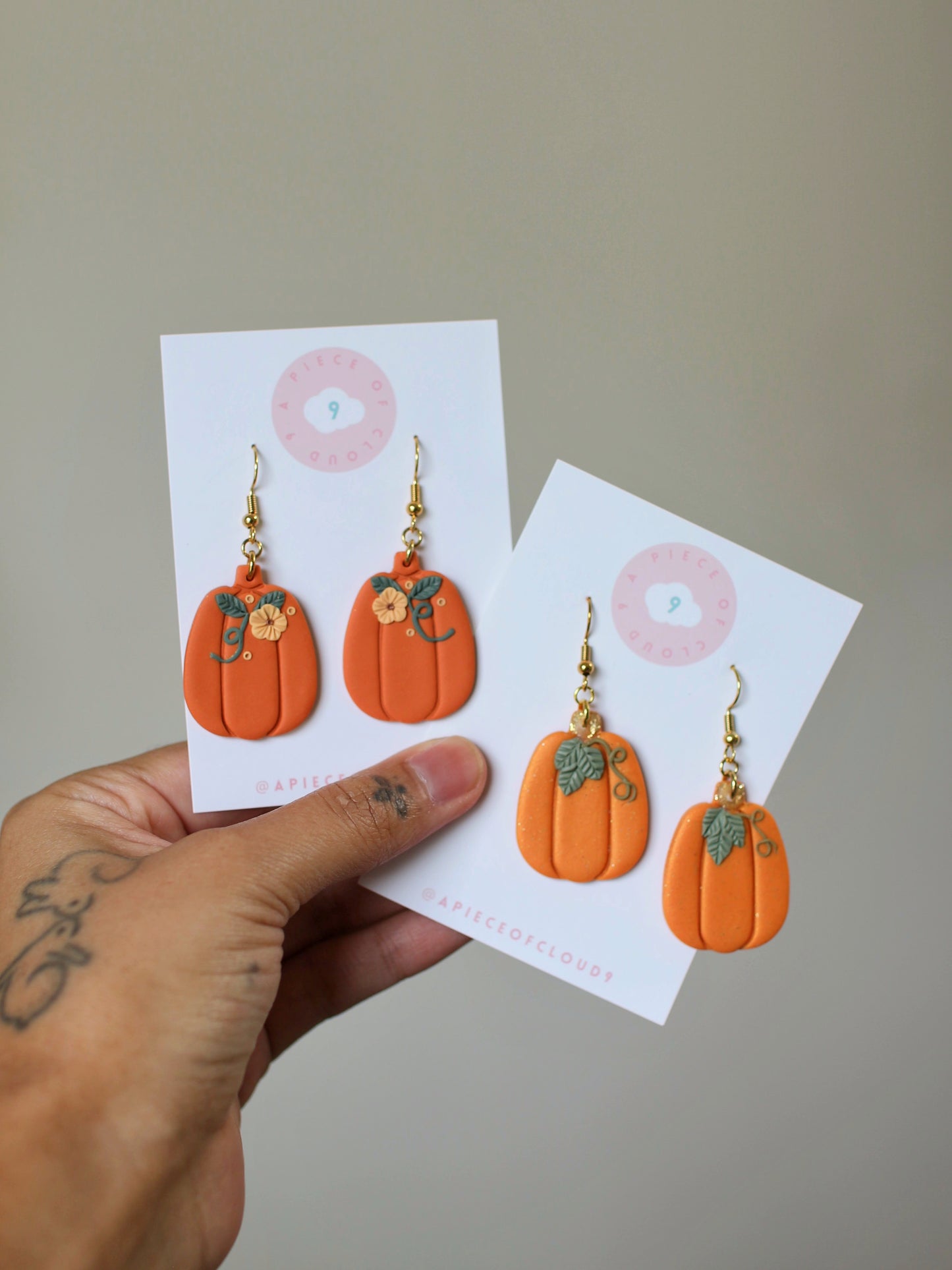 Autumn Pumpkins - Fall Earrings