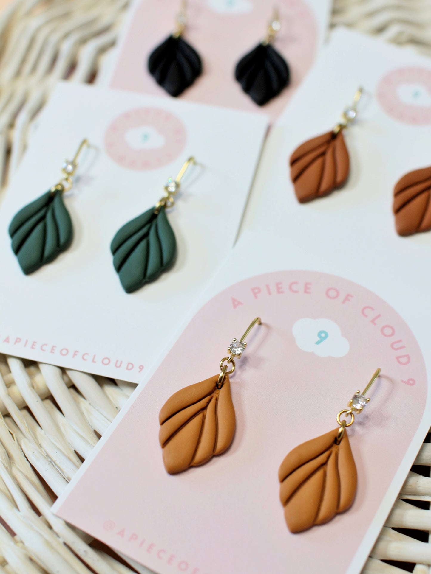 Autumn Droplets - Minimal Fall Earrings