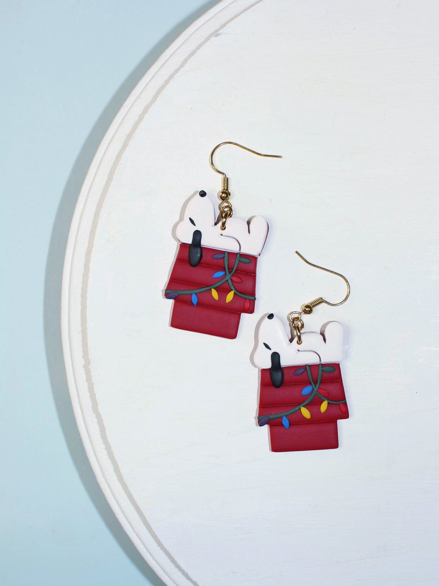 Holiday Snoopy Earrings