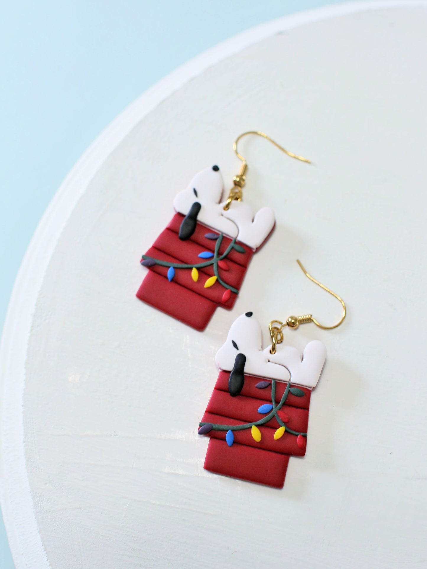 Holiday Snoopy Earrings