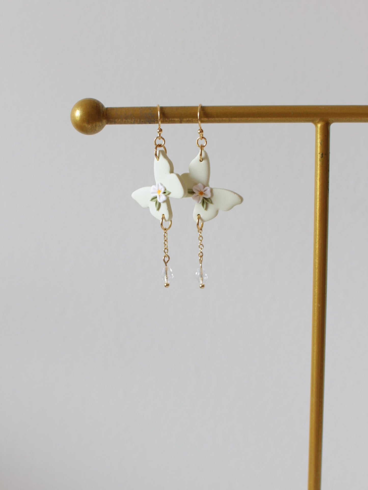 Thistlewings - Butterfly Droplet Earrings